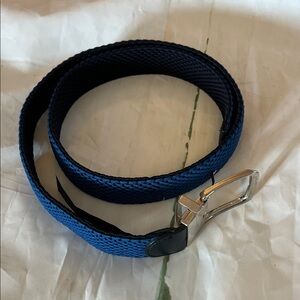 Paul & Shark Yachting Woven Stretch Belt – Blue / Made in Italy – Size 38